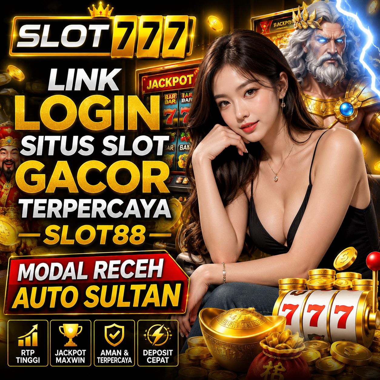 SLOT777 : Link Situs Slot Gacor Resmi Bet 200 Slot88 Online Agen Indonesia Mudah Maxwin